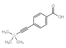 4-[(三甲基硅基)乙炔基]苯甲酸结构式