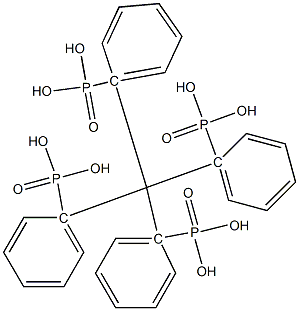 4,4',4'',4'''-(methanetetrayltetra-4,1-phenylene)tetrakis-Phosphonic acid Structure