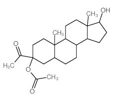 Ketone, 3,17b-dihydroxy-5a-androstan-3a-yl methyl, 3-acetate (8CI) structure