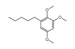 6-(n-pentyl)-1,2,4-trimethoxybenzene Structure