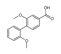 3-methoxy-4-(2-methoxyphenyl)benzoic acid结构式