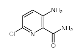 3-氨基-6-氯吡啶甲酰胺结构式