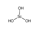 scandium trihydroxide Structure