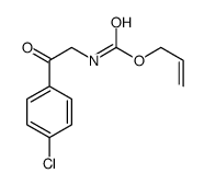 prop-2-enyl N-[2-(4-chlorophenyl)-2-oxoethyl]carbamate Structure