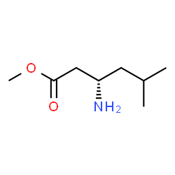 (S)-Methyl 3-amino-5-methylhexanoate Structure