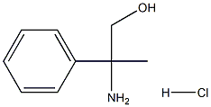 2-氨基-2-苯基-1-丙醇盐酸盐结构式