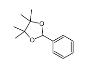 4,4,5,5-Tetramethyl-2-phenyl-1,3-dioxolane Structure