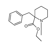 ethyl 2-benzyl-1-methylpiperidine-2-carboxylate结构式