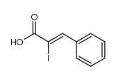 α-iodo-trans-cinnamic acid Structure