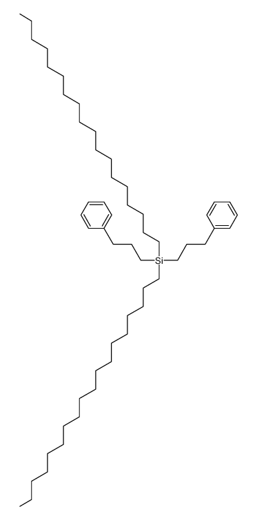 dioctadecyl-bis-(3-phenyl-propyl)-silane结构式