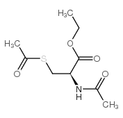 S,N-二乙酰基-L-半胱氨酸乙酯结构式