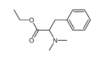 (+/-)-N,N-dimethylphenylalanine ethyl ester Structure