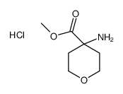 4-氨基-4-羧酸甲酯盐酸盐结构式