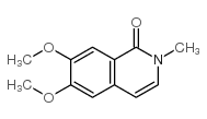1-Oxo-2-methyl-6,7-dimethoxy-1,2-dihydroisoquinoline结构式