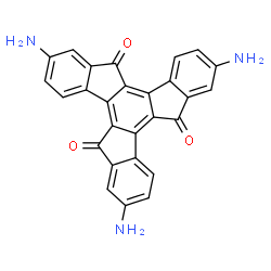 2,7,12-Triamino-5H-diindeno[1,2-a:1',2'-c]fluorene-5,10,15-trione Structure