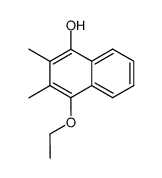 1-Naphthalenol,4-ethoxy-2,3-dimethyl-(9CI)结构式
