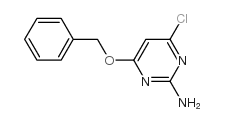 4-氯-6-(苯基甲氧基)-2-嘧啶胺结构式