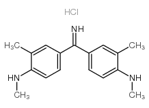 N,2-dimethyl-4-[3-methyl-4-(methylamino)benzenecarboximidoyl]aniline,hydrochloride Structure
