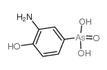 Arsonic acid,As-(3-amino-4-hydroxyphenyl)- Structure