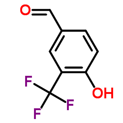 4-羟基-3-三氟甲基苯甲醛结构式