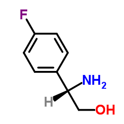 (S)-2-氨基-2-(4-氟苯基)乙醇结构式