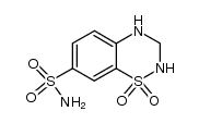 3,4-dihydro-2H-1,2,4-benzothiadiazine-7-sulfonamide 1,1-dioxide Structure