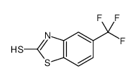2-巯基-5-三氟甲基苯并噻唑结构式