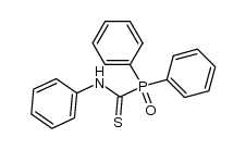 N-phenyl-(diphenylphosphoryl)thioformamide结构式