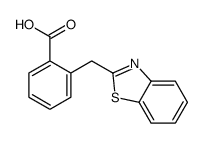 2-(1,3-苯并噻唑-2-甲基)苯甲酸结构式
