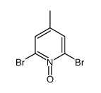 2,6-Dibromo-4-methylpyridine-1-oxide结构式