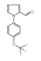 1-[4-(三氟甲氧基)苯基]-1H-吡咯-2-甲醛结构式