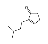 2-isopentylcyclopent-2-en-1-one结构式