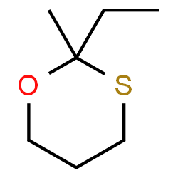 2-Ethyl-2-methyl-1,3-oxathiane structure