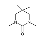 tetrahydro-1,3,5,5-tetramethyl-1H-pyrimidin-2-one Structure