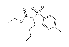 N-p-Tosyl-N-n-butylcarbaminsaeureaethylester Structure