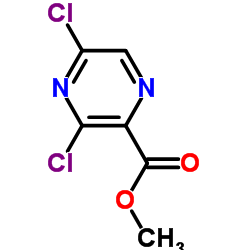 3,5-氯吡嗪-2-羧酸甲酯结构式