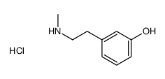 3-[2-(methylamino)ethyl]phenol,hydrochloride结构式