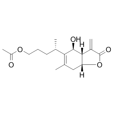 1-O-Acetylbritannilactone structure
