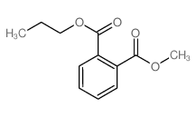 1,2-Benzenedicarboxylicacid, 1-methyl 2-propyl ester结构式