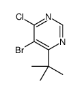 5-bromo-4-tert-butyl-6-chloropyrimidine Structure