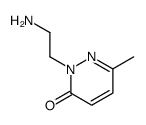 3(2H)-Pyridazinone, 2-(2-aminoethyl)-6-methyl- (9CI)结构式