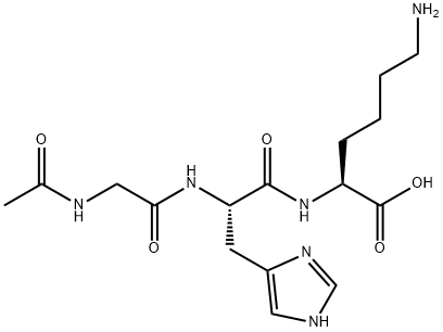 乙酰基三肽-1结构式