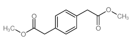 Dimethyl 2,2'-(1,4-phenylene)diacetate结构式
