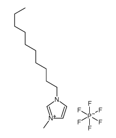 1-Decyl-3-Methylimidazolium Hexafluorophosphate Structure
