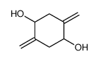 2,5-dimethylidenecyclohexane-1,4-diol结构式
