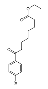 Ethyl 8-(4-bromophenyl)-8-oxooctanoate结构式
