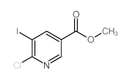6-Chloro-5-iodo-nicotinicacidmethylester Structure