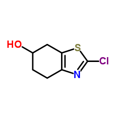 2-氯-4,5,6,7-四氢苯并[d]噻唑-6-醇结构式