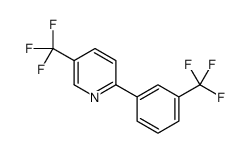 5-(trifluoromethyl)-2-[3-(trifluoromethyl)phenyl]pyridine Structure