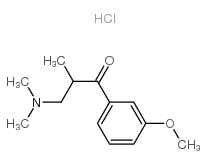 3-(二甲基氨基)-1-(3-甲氧基苯基)-2-甲基丙酮盐酸盐结构式